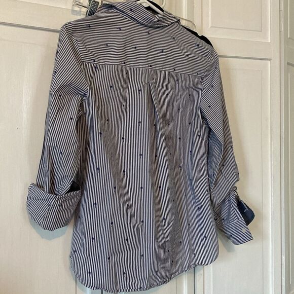 Tommy Hilfiger 1/2 zip blouse - Palm Trees - Size XS - Picture 7 of 7